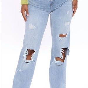 🧧 Fashion Nova Distressed Jeans